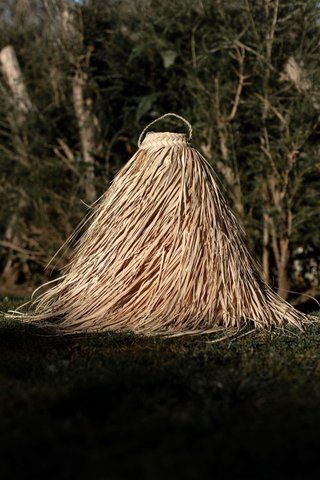 Natural Straw Lamp