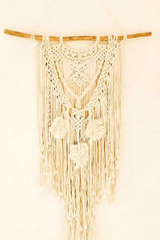 CREAM-WHITE MACRAME M