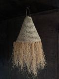 Raffia Fringe Pendant