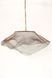 Oval Bordo-Black Metal Mesh Pendant