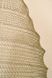 Wavy Gold Metal Mesh Pendant