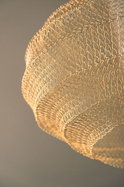 Сітчатий Абажур Wavy Drop Gold  B10PC50 фото