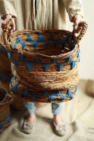 Корзина BLUE ORNAMENT M 789060093031 фото