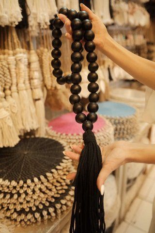 Тримач для штор BEADED BLACK M 144509561011 фото