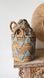 BLUE ORNAMENT M BASKET
